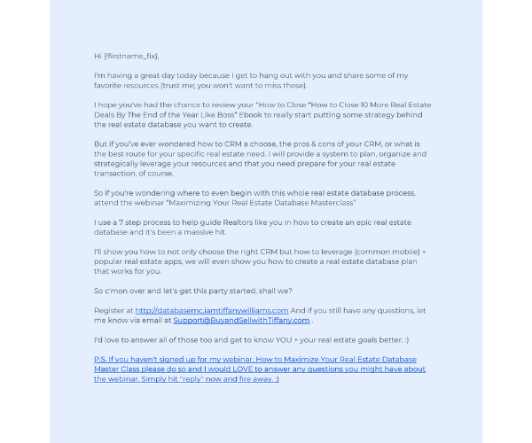 Email Sequence